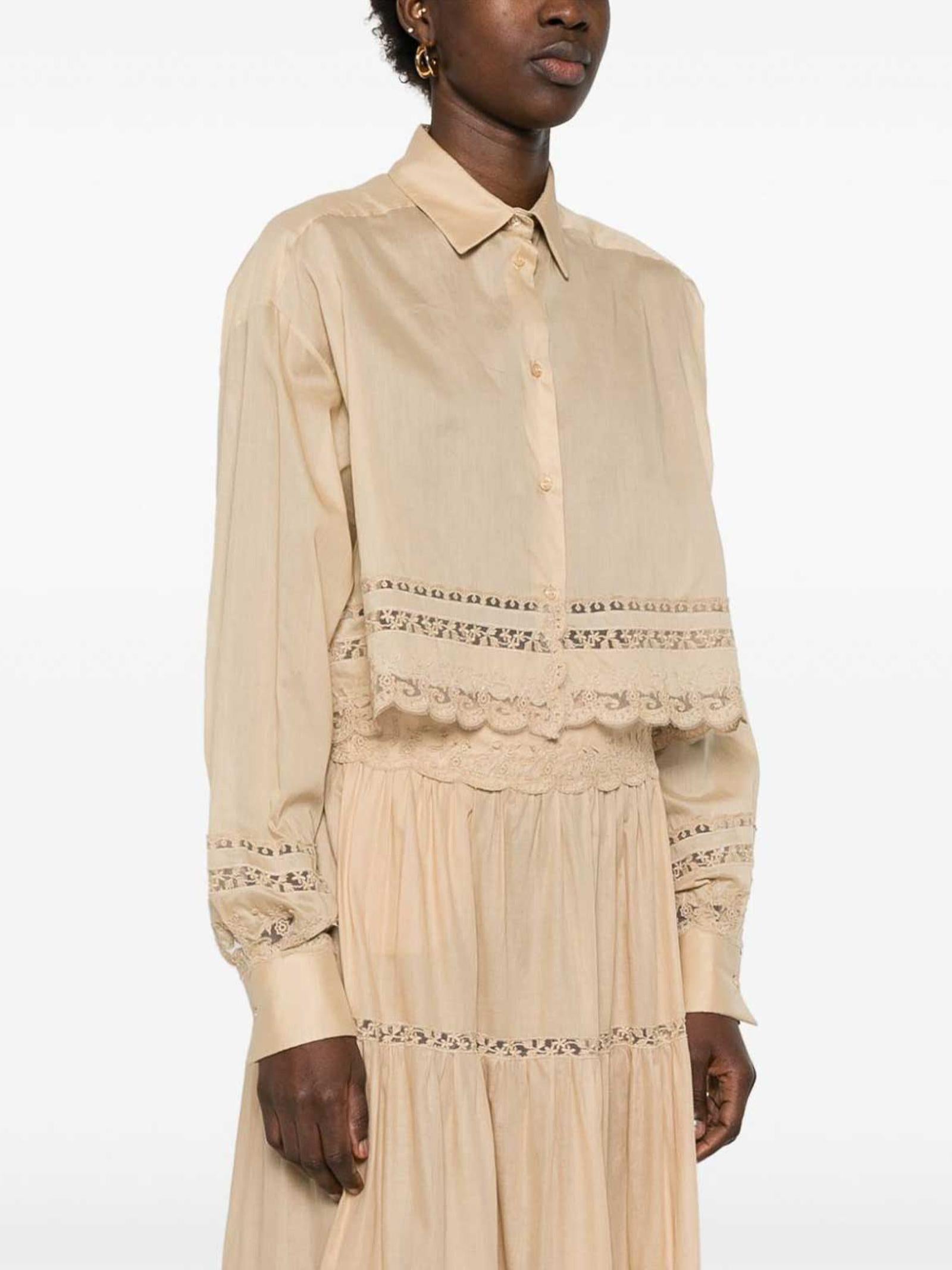 Camicia corta in cotone D462K380UGP 60920 ERMANNO SCERVINO 