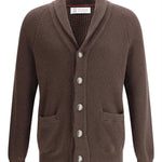 Cardigan scollo sciallato MNI708606 C2559 BRUNELLO CUCINELLI 
