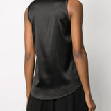 Top in raso di seta M0C59E0600 C101 BRUNELLO CUCINELLI 