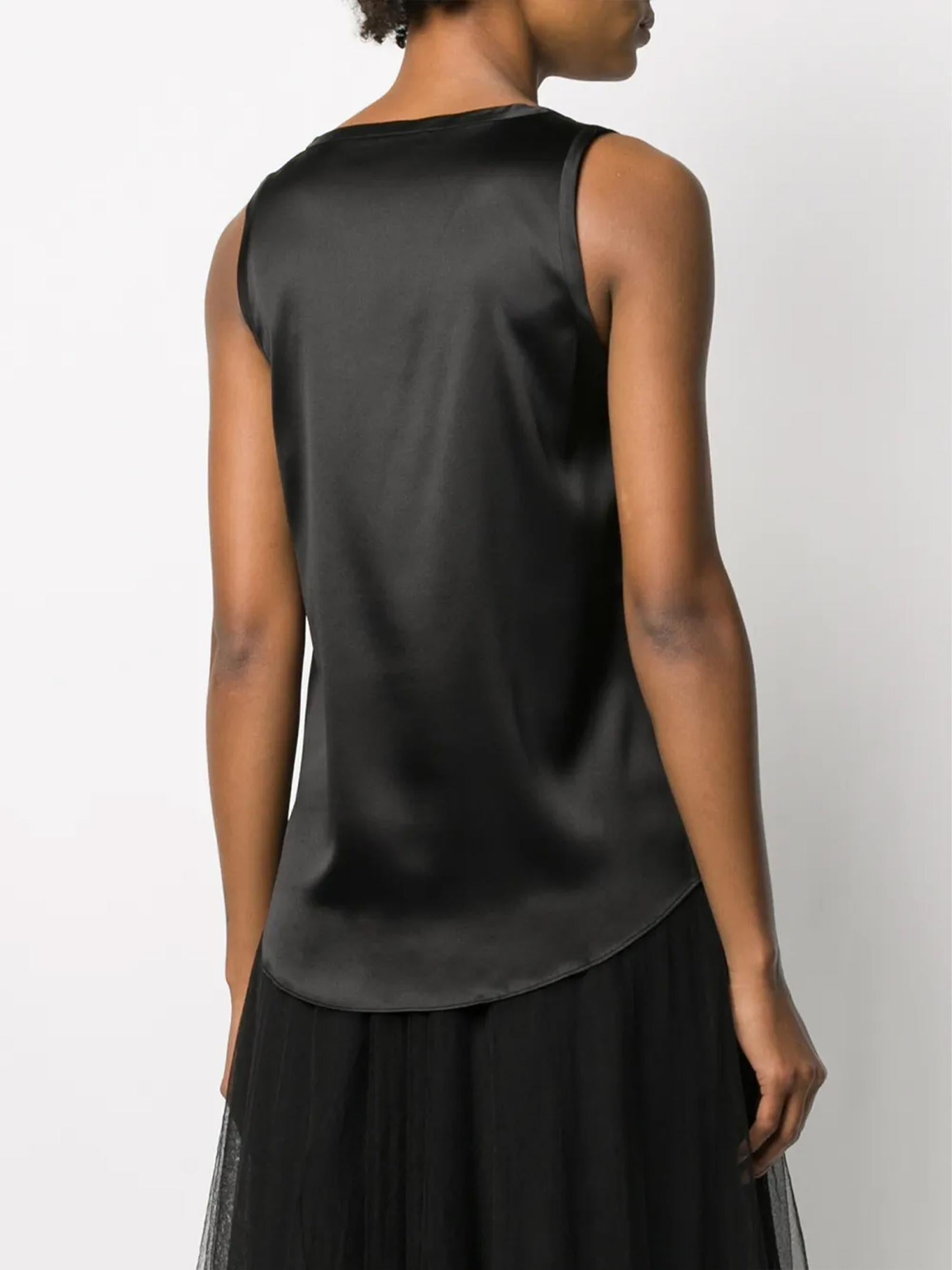 Top in raso di seta M0C59E0600 C101 BRUNELLO CUCINELLI 