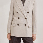 Giacca in flanella twill MB1627054 C012 BRUNELLO CUCINELLI 