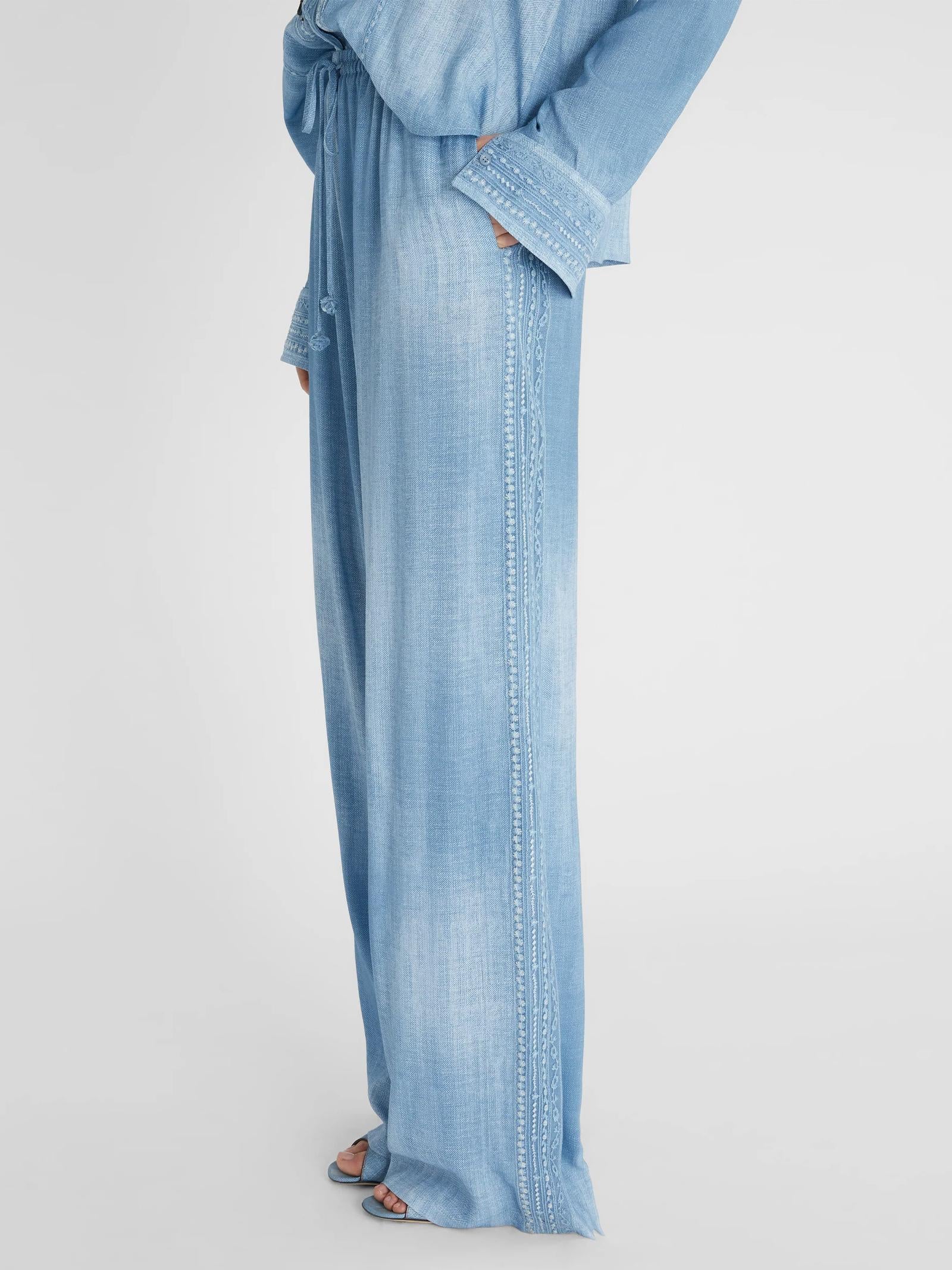 Pantaloni palazzo D462P301EMY S4217 ERMANNO SCERVINO 