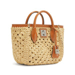 Borsa mini shopping con logo inciso D463S352FMRDM 30815 ERMANNO SCERVINO 