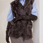 Gilet in shearling MPCHK7498 C4408 BRUNELLO CUCINELLI 