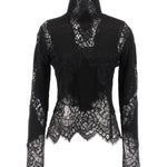 Maglia inserti pizzo D475M705APATL 95708 ERMANNO SCERVINO 