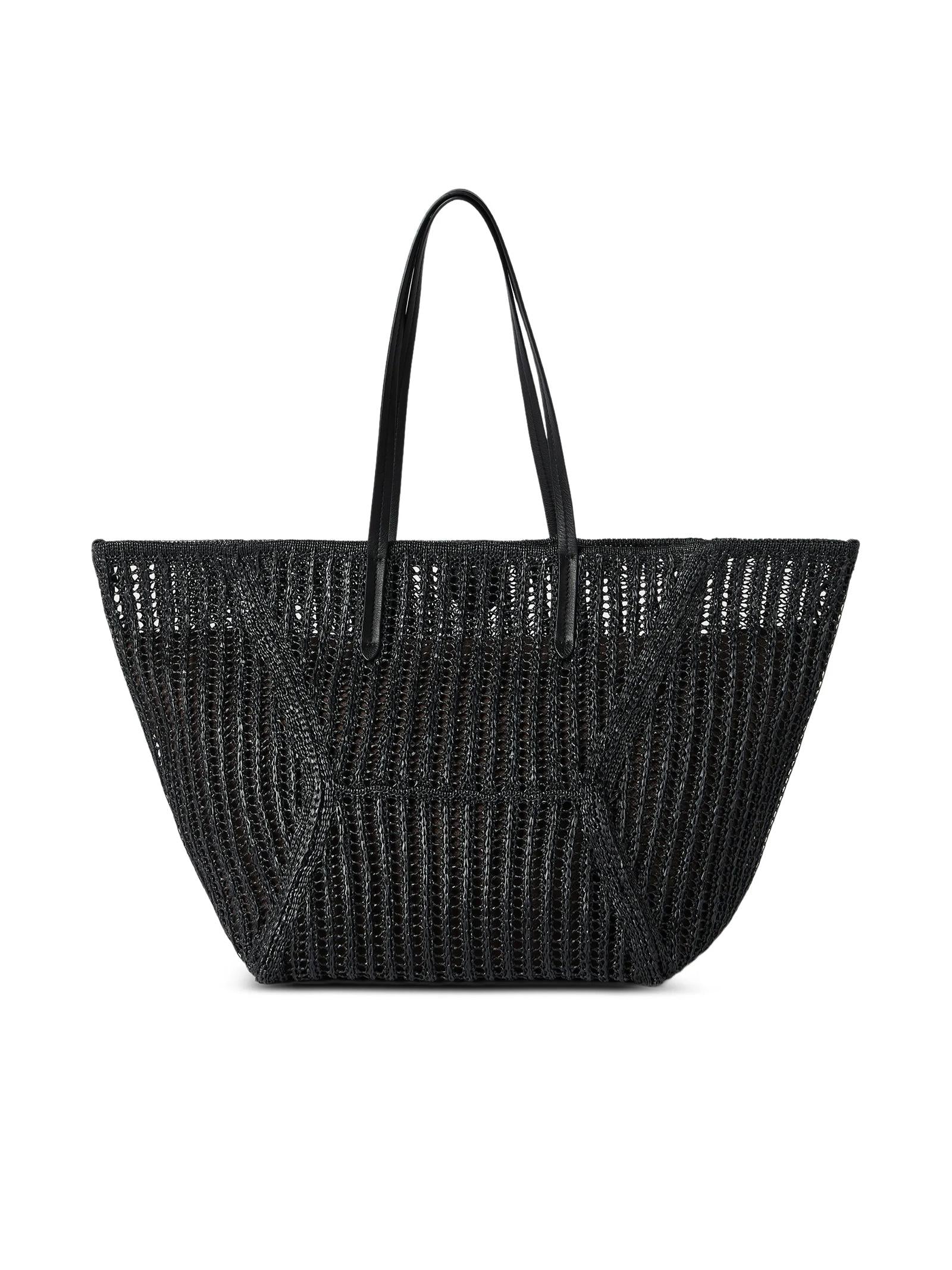 Borsa tote in rafia Duo MB97D2571 C101 BRUNELLO CUCINELLI 