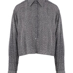 Camicia corta con strass D472K323CTZFY S4706 ERMANNO SCERVINO 