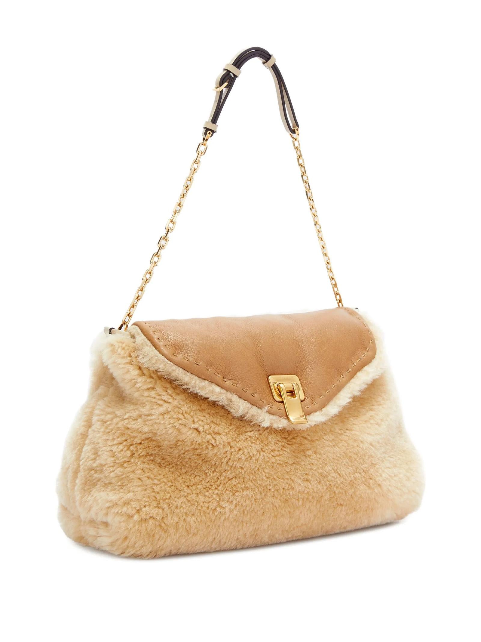 Borsa Joy in shearling D473S700LQO B4751 ERMANNO SCERVINO 
