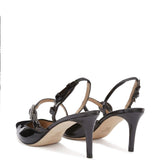 Slingback in vernice con gioiello D478Z350WNP 95708 ERMANNO SCERVINO 