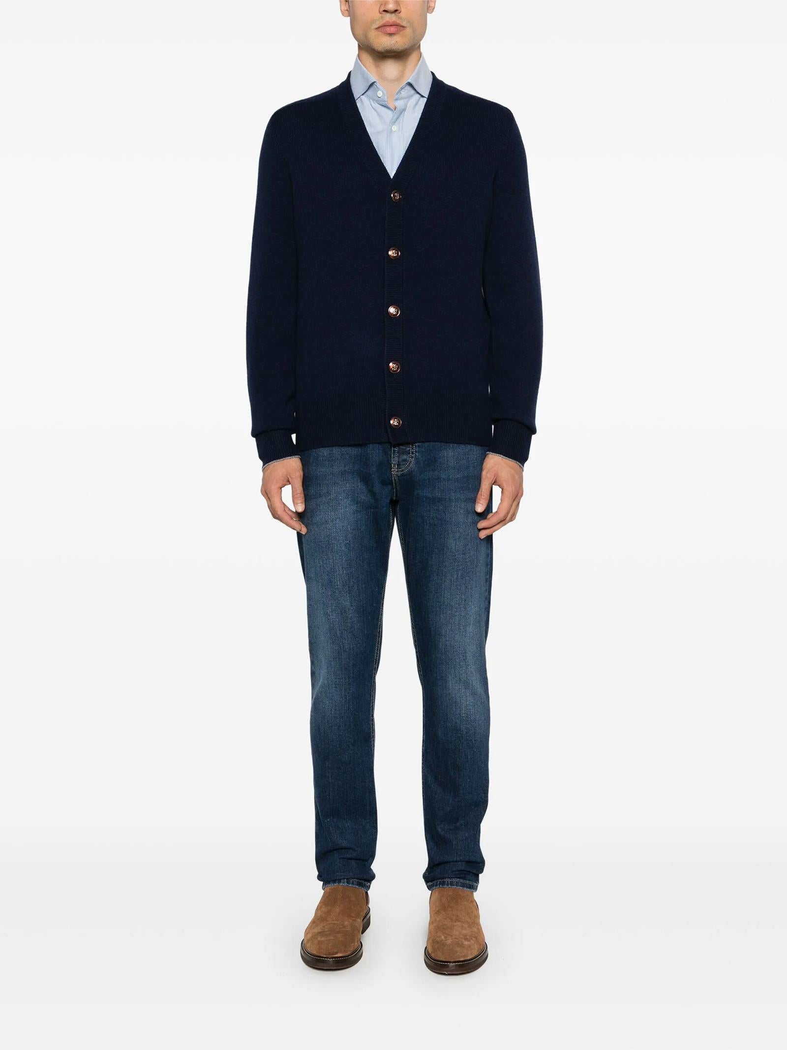 Pantalone denim M283PO1090 C1468 BRUNELLO CUCINELLI 