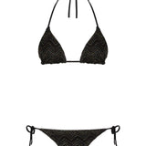 Bikini triangolo lamé