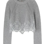 Maglia cropped in cashmere D475M305APKFX M2921 ERMANNO SCERVINO 