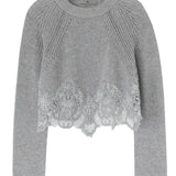 Maglia cropped in cashmere D475M305APKFX M2921 ERMANNO SCERVINO 