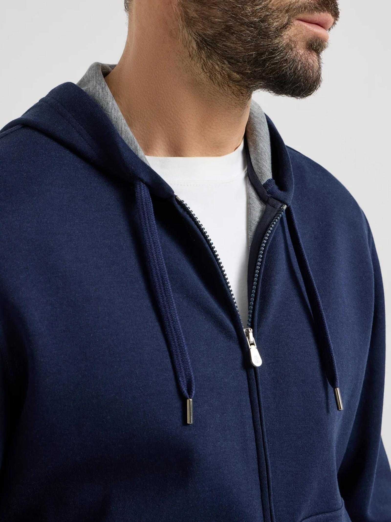 Topwear in felpa con cappuccio MM8319069G C1265 BRUNELLO CUCINELLI 