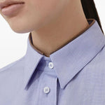 Camicia in tela di cotone MA795NL916 C013 BRUNELLO CUCINELLI 