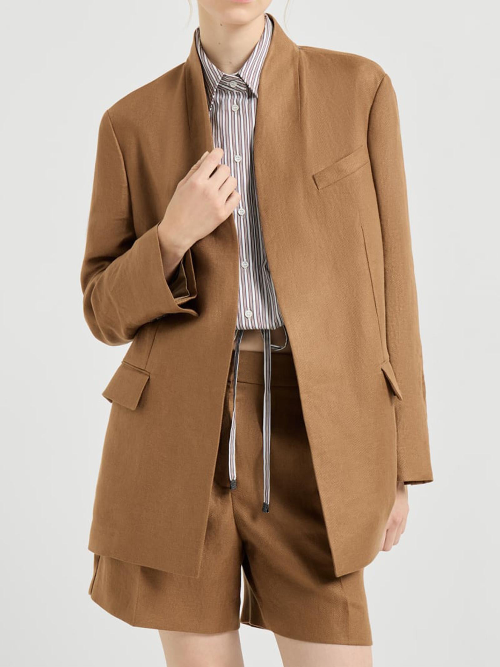 Giacca in lino MH5277487 C9850 BRUNELLO CUCINELLI 
