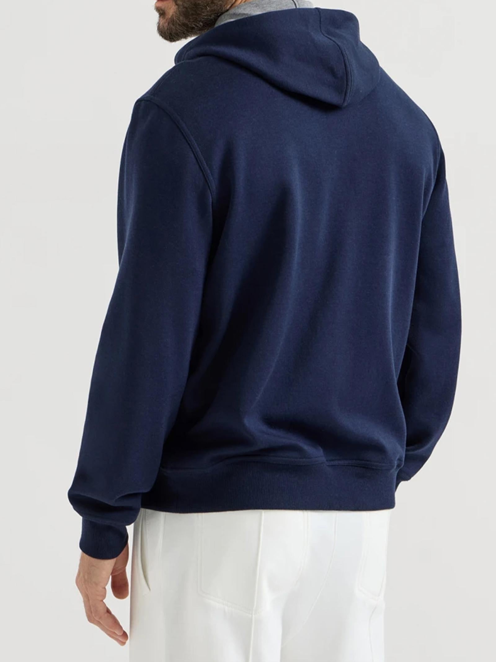 Topwear in felpa con cappuccio MM8319069G C1265 BRUNELLO CUCINELLI 