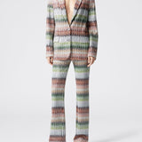 Blazer in maglia con paillettes