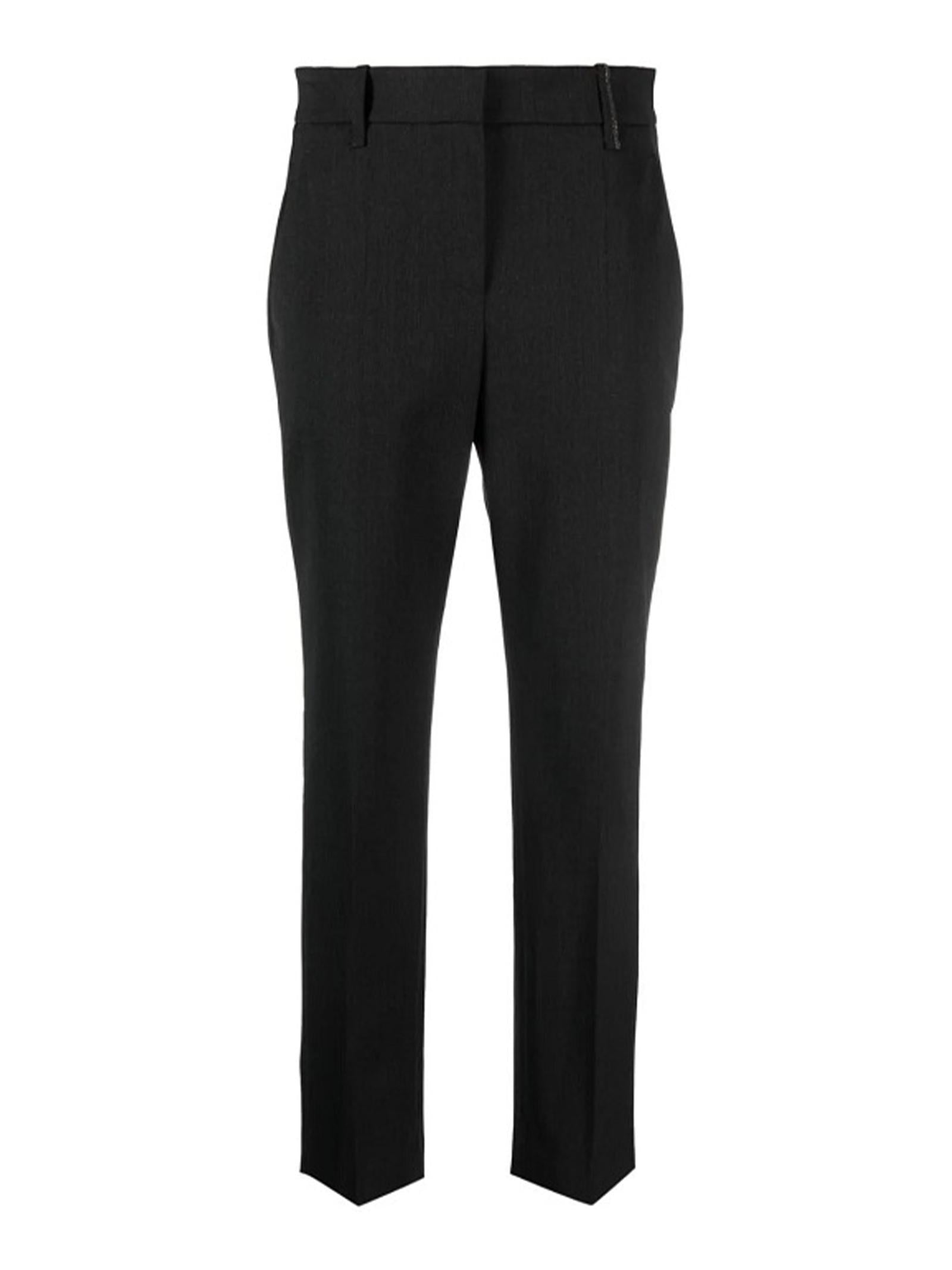 Pantaloni cropped MB526P8397 C001 BRUNELLO CUCINELLI 