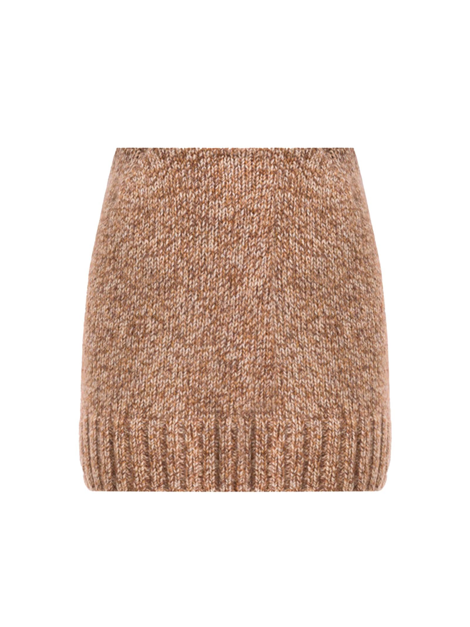 Minigonna in cashmere D472O346ITW D4705 ERMANNO SCERVINO 