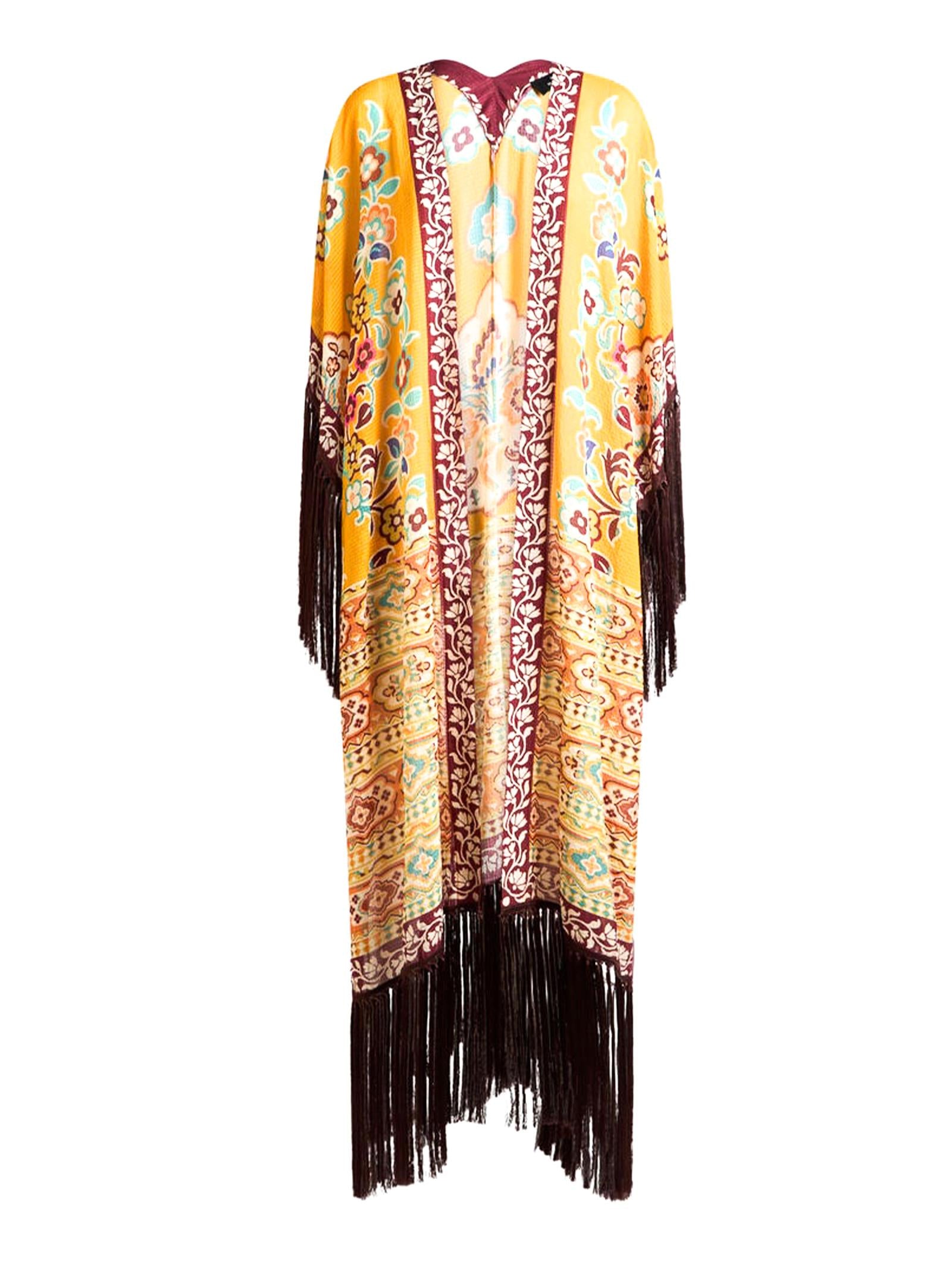 Caftano con frange WRPA0017AKA14 X0840 ETRO 