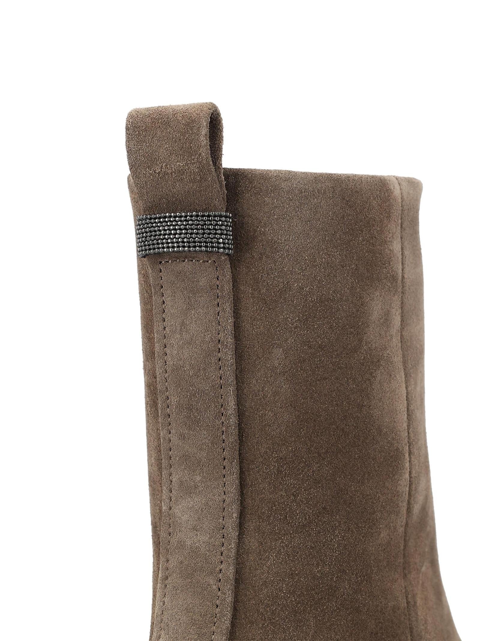 Stivali corto in pelle MZSFG3089 C8769 BRUNELLO CUCINELLI 