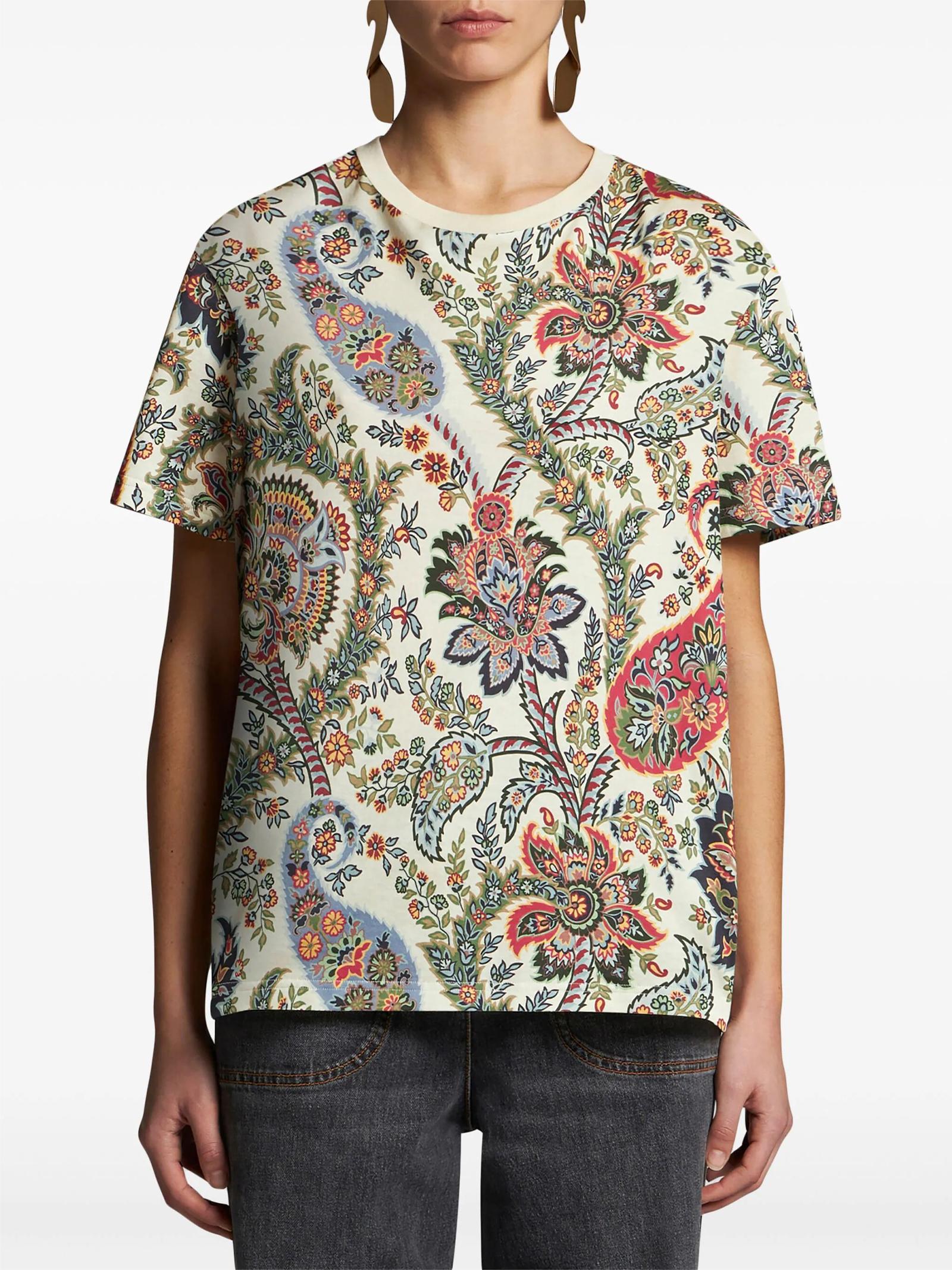T-shirt girocollo WRMA0005AK442 X0820 ETRO 