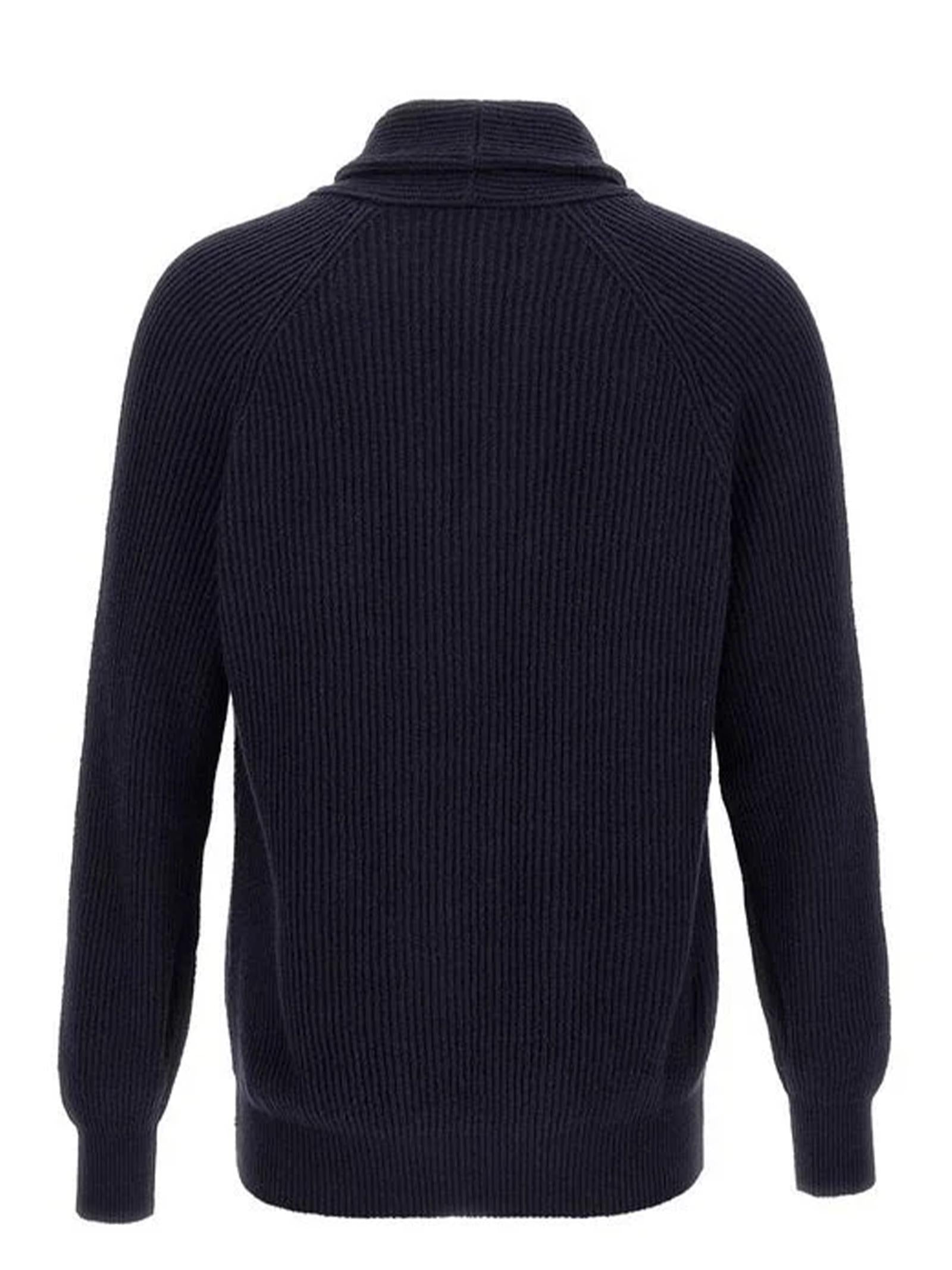 Cardigan scollo sciallato MNI708606 C2425 BRUNELLO CUCINELLI 