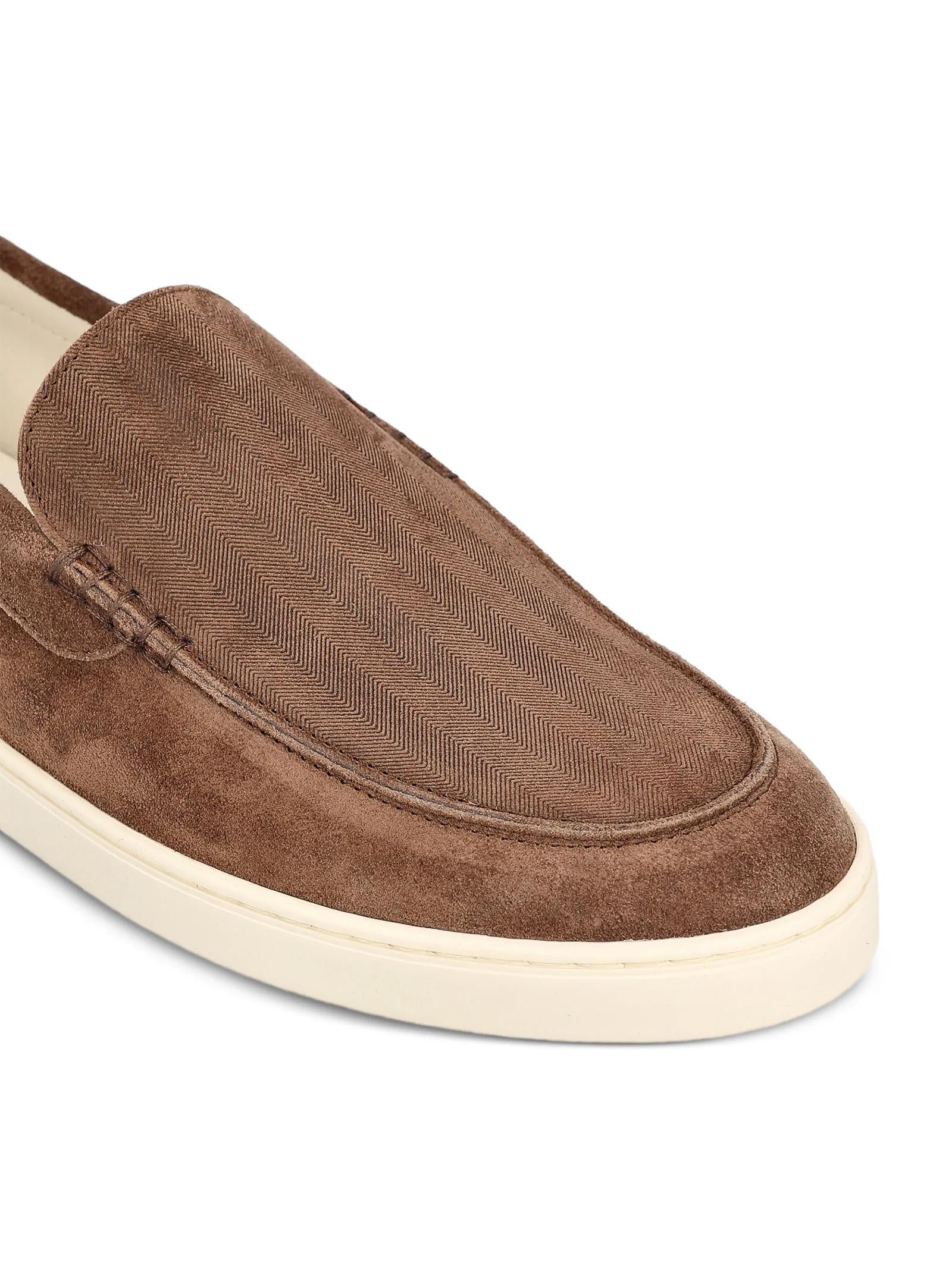 Slip-on in camoscio MZUHVSP335 C7959 BRUNELLO CUCINELLI 