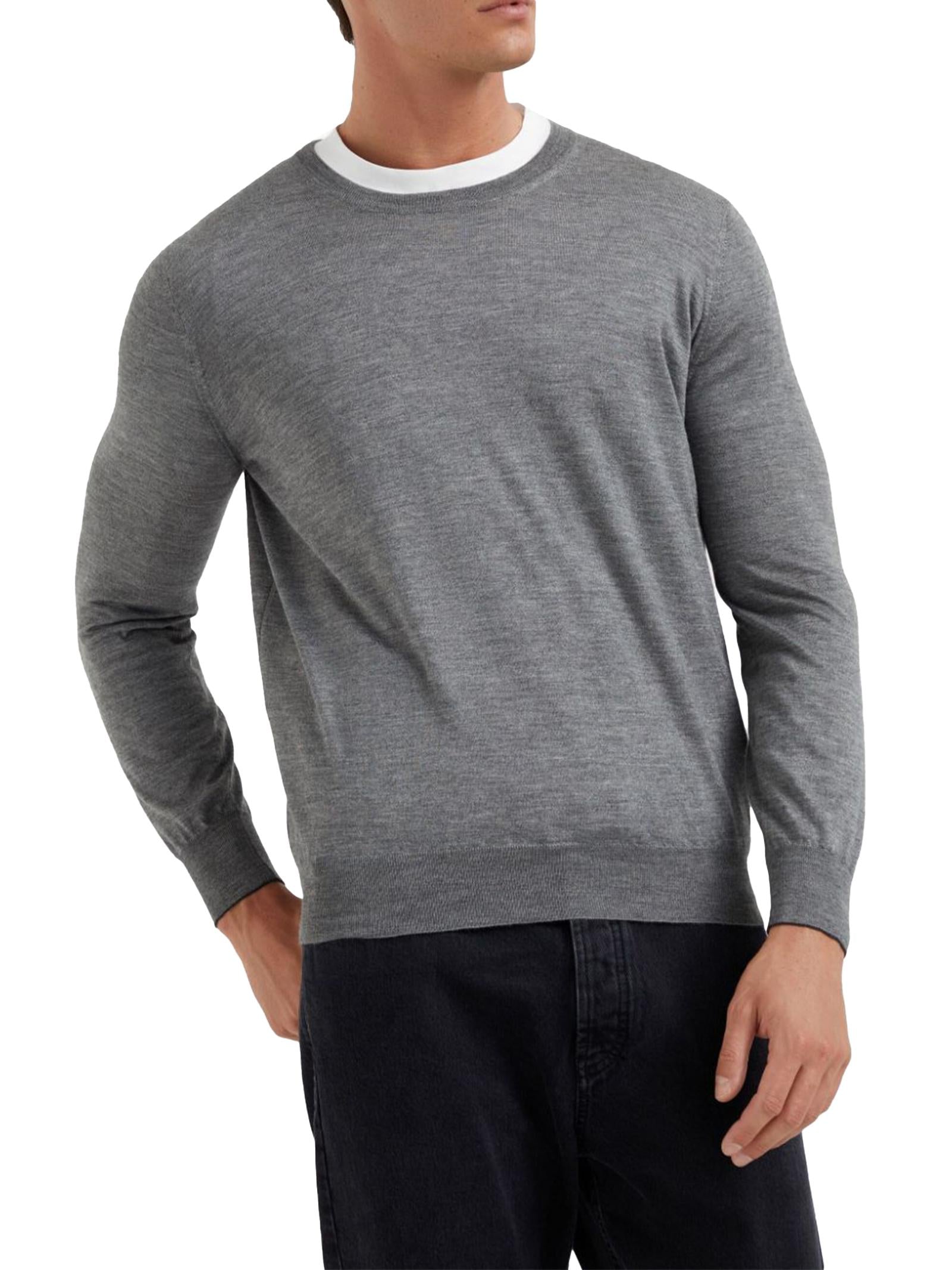 Maglia girocollo in cashmere<BR/> M2300100 CG217 BRUNELLO CUCINELLI 