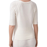 Top in lana e cashmere D474L503APNJG 10606 ERMANNO SCERVINO 