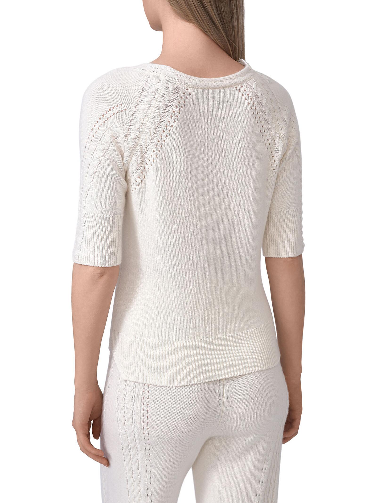 Top in lana e cashmere D474L503APNJG 10606 ERMANNO SCERVINO 