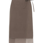 Gonna midi avvolgente ML140G3826 C8705 BRUNELLO CUCINELLI 