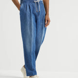 Pantalone leisure fit denim M239PE1710 C1471 BRUNELLO CUCINELLI 