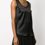 Top in raso di seta M0C59E0600 C101 BRUNELLO CUCINELLI 