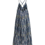 Abito lungo in chiffon WRHA0315AK759 X0800 ETRO 