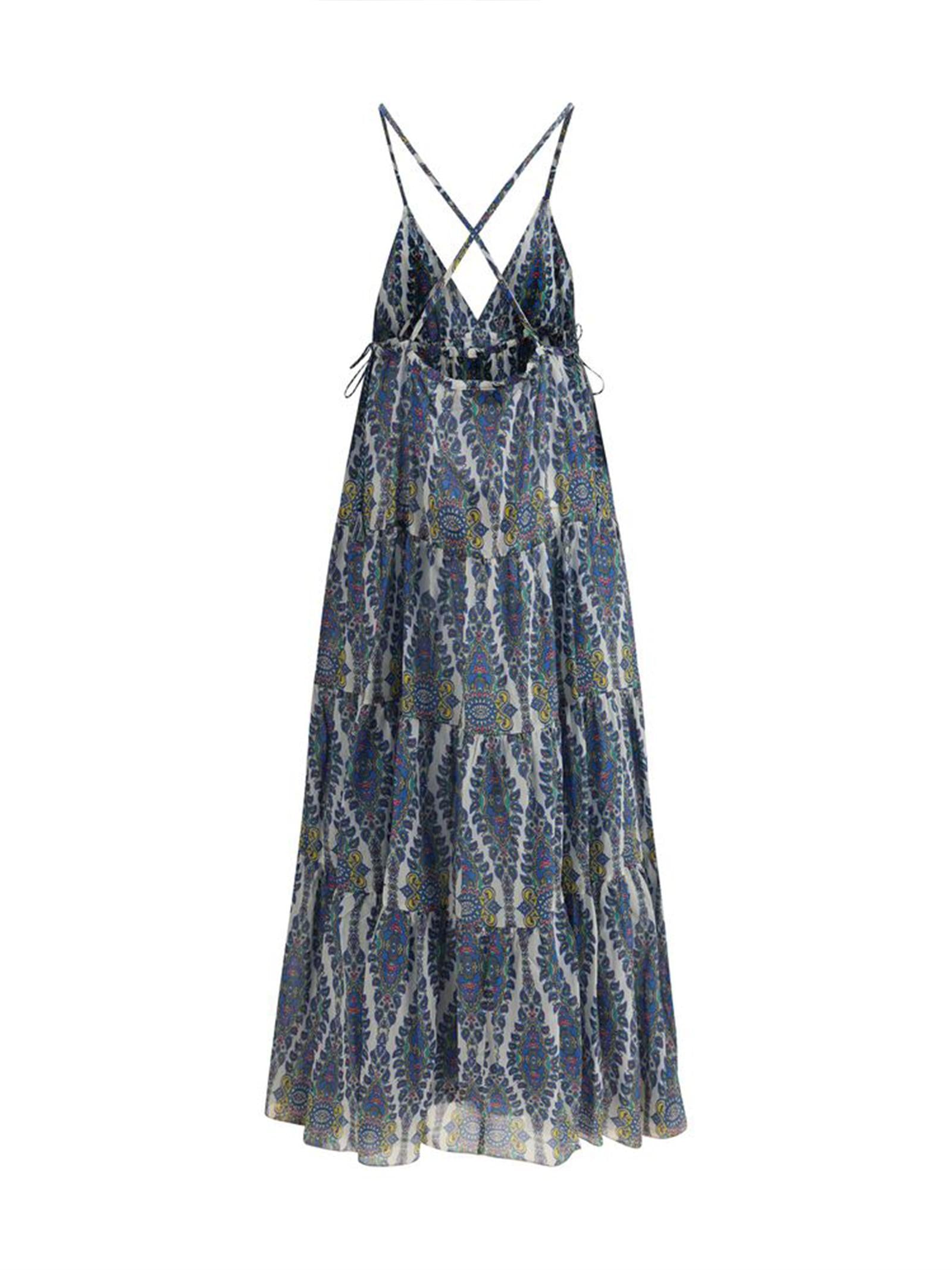 Abito lungo in chiffon WRHA0315AK759 X0800 ETRO 