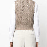 Gilet in cashmere MPA361116 CSD65 BRUNELLO CUCINELLI 