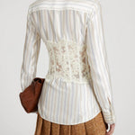 Camicia in seta D472K363QWH A4704 ERMANNO SCERVINO 