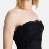 Abito senza maniche in pizzo D472Q318WHB 95708 ERMANNO SCERVINO 