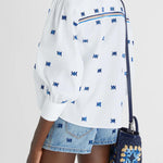 Camicia in cotone D462K345BQP 10601 ERMANNO SCERVINO 