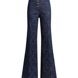 Jeans Flare denim Jacquard WRNB000499TJEF9 S9090 ETRO 