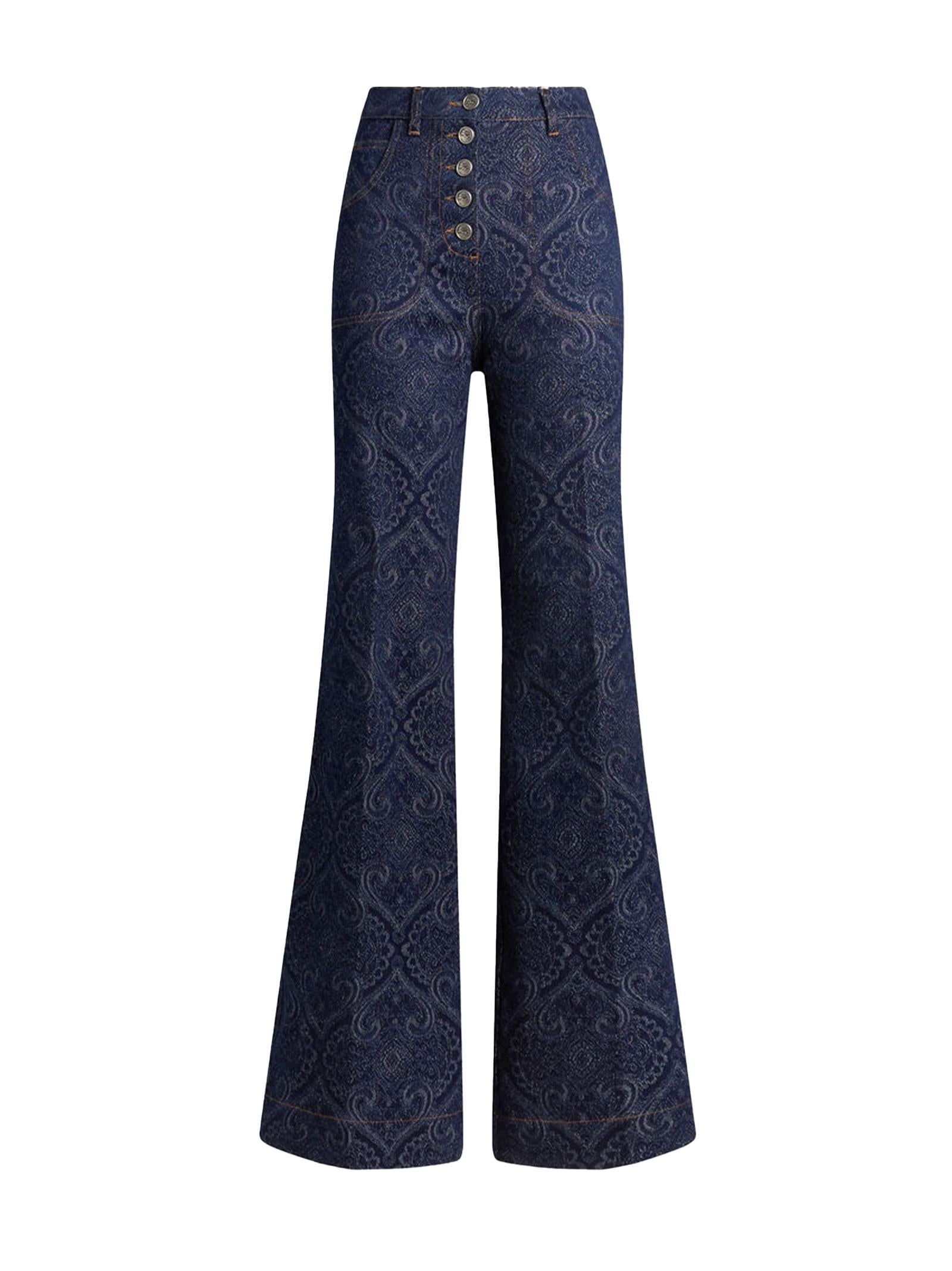 Jeans Flare denim Jacquard WRNB000499TJEF9 S9090 ETRO 