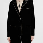 Blusa in velluto D472I700QVJ 95708 ERMANNO SCERVINO 