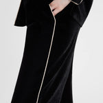 Pantalone palazzo in velluto D472P701QVJ 95708 ERMANNO SCERVINO 