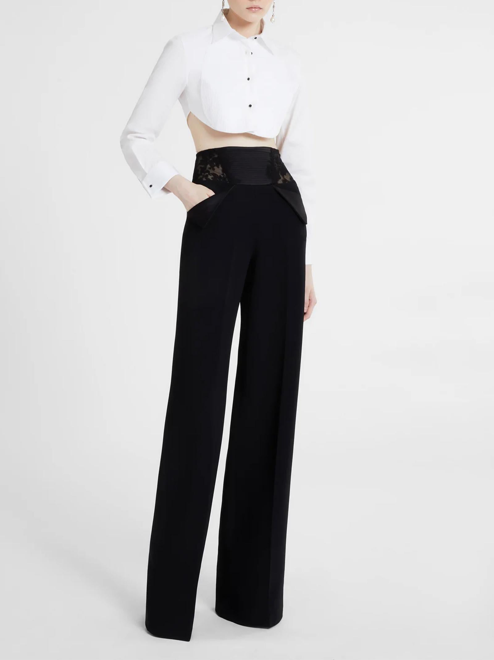 Pantalone palazzo D476P707TEILM 95708 ERMANNO SCERVINO 