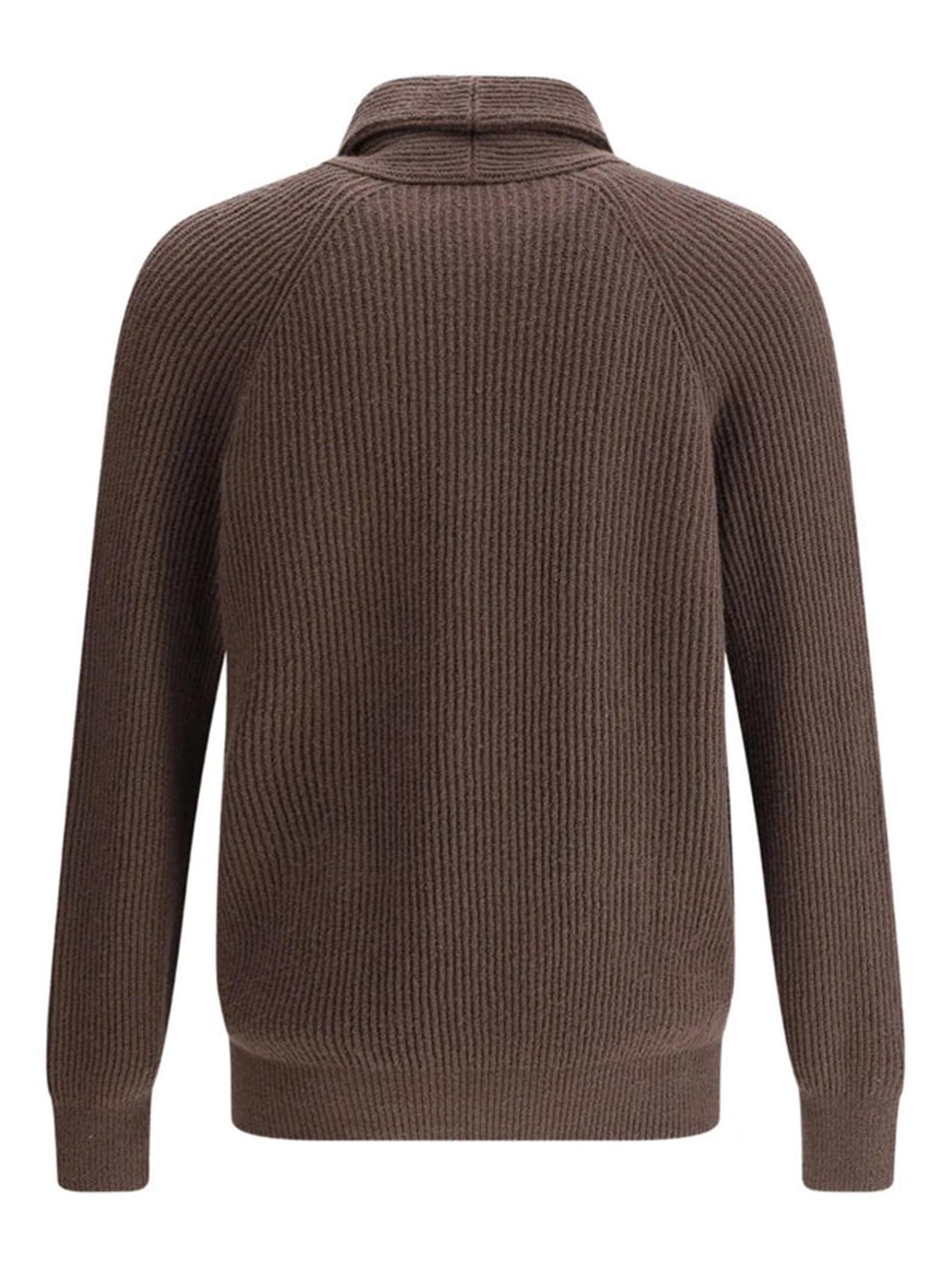 Cardigan scollo sciallato MNI708606 C2559 BRUNELLO CUCINELLI 