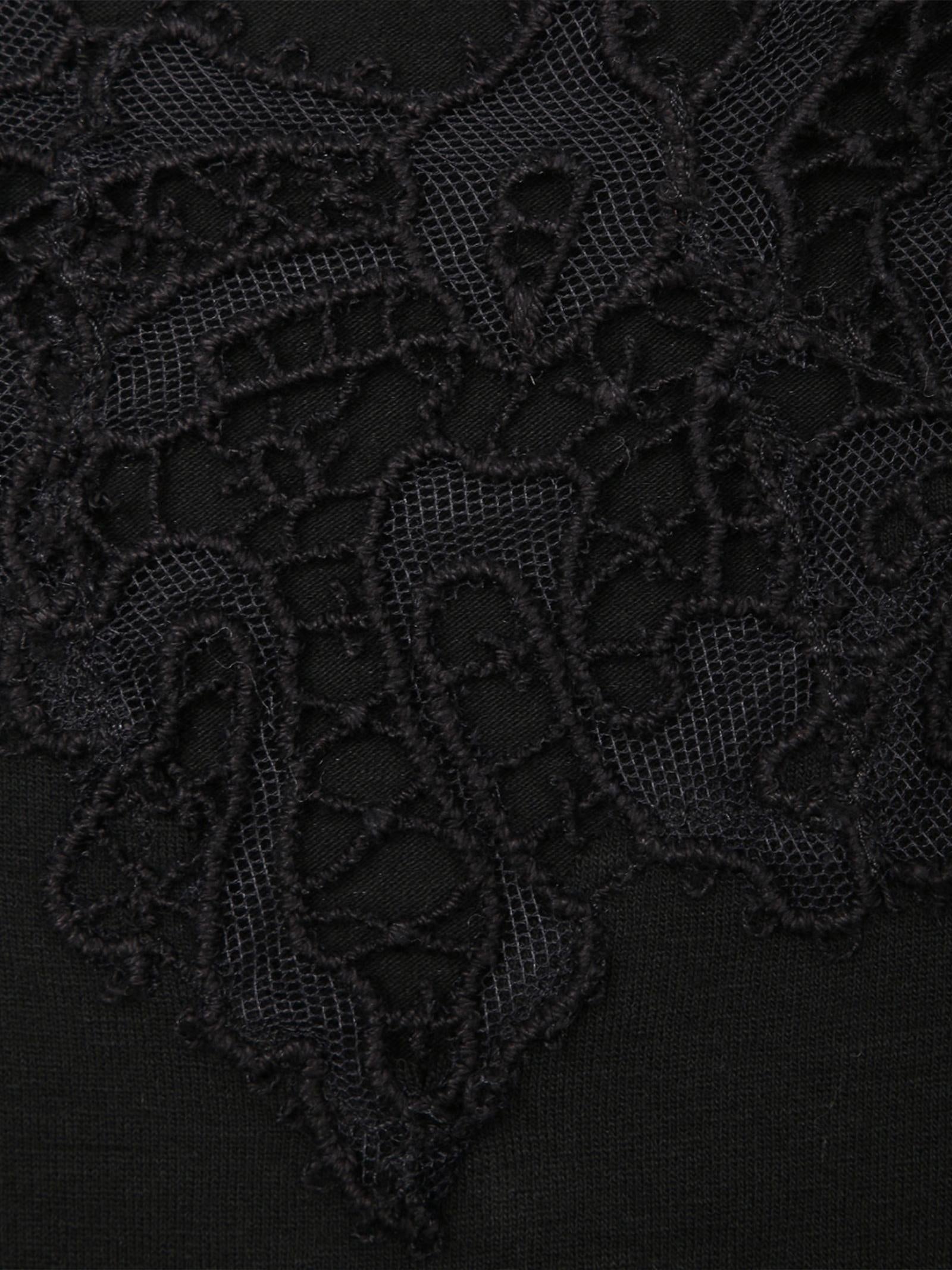 Top con finiture in pizzo D474M300SQW 95708 ERMANNO SCERVINO 