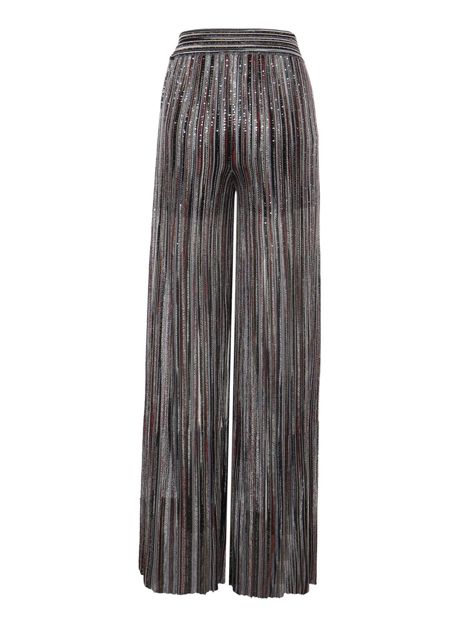 Pantaloni ampi DS26SI0NBK01H1 SMSMB MISSONI 