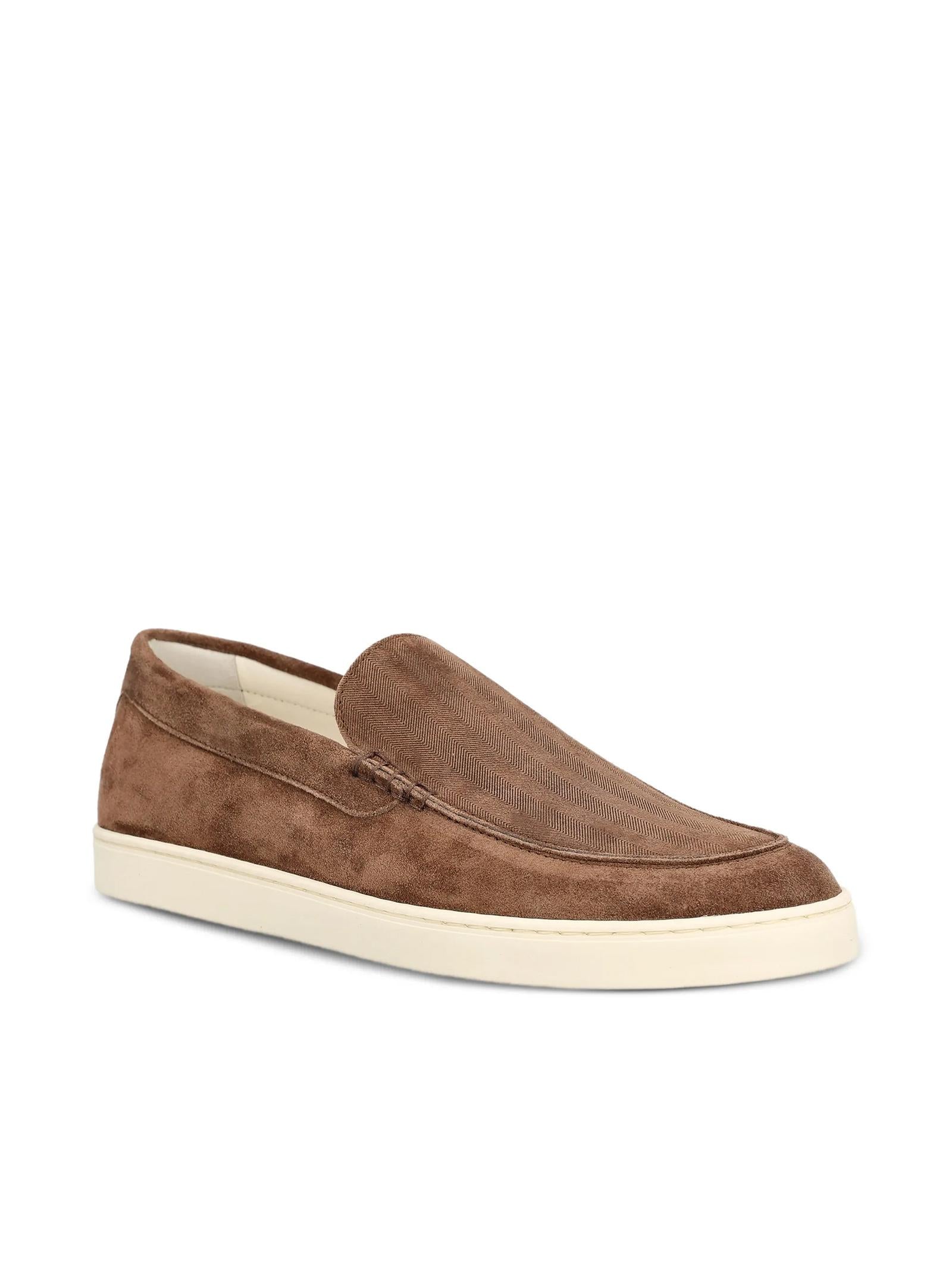 Slip-on in camoscio MZUHVSP335 C7959 BRUNELLO CUCINELLI 